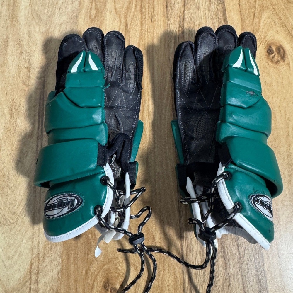 Warrior Hypno 13" Lacrosse Gloves Forest Used Padded